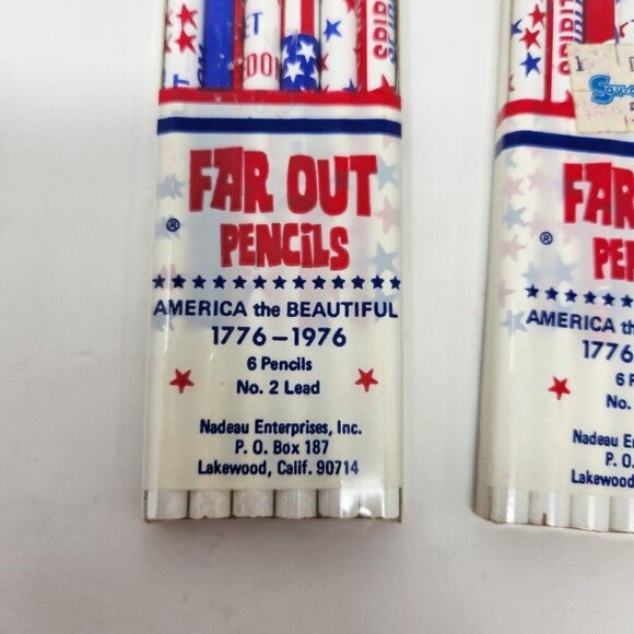 15 Vintage American 1776 Pencils Nadeau Enterprises No. 2 Wallace Made in USA - Picture 9 of 10